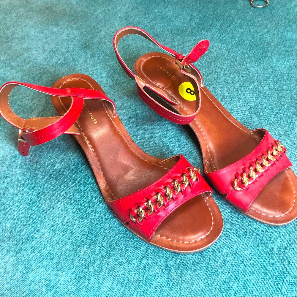Red Sandals